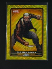 Old Man Logan 2025 Topps Chrome Deadpool Yellow Wave 189/399 Comic Accurate [2hk