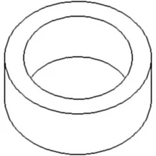 R71476  Front Drawbar Support Load Sensing Bushing Fits John Deere 4000 +