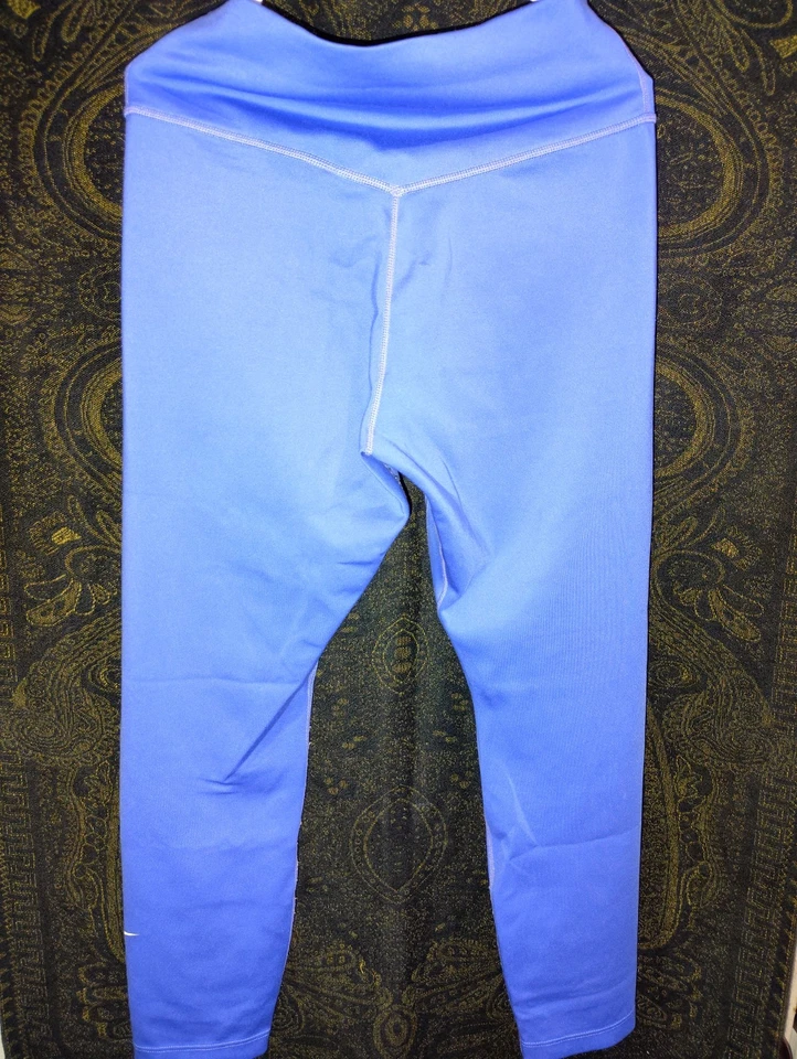 Mujer Nike Azul Claro Leggings Talla Pequeña Dri-Fit Ropa Activa Foto 2 de 4