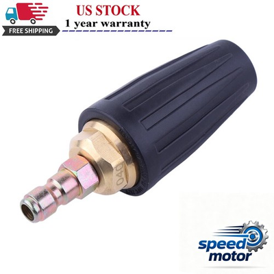 #ad #ad 1 4quot; Turbo Nozzle Spray 4.0 GPM Tip High Pressure Washer Rotating 3000PSI Quick $9.85