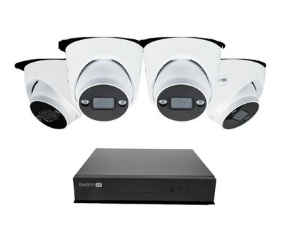 Swann AdvancedX NVR 4K UHD Wired Security System, 4 Cameras, 1TB HDD
