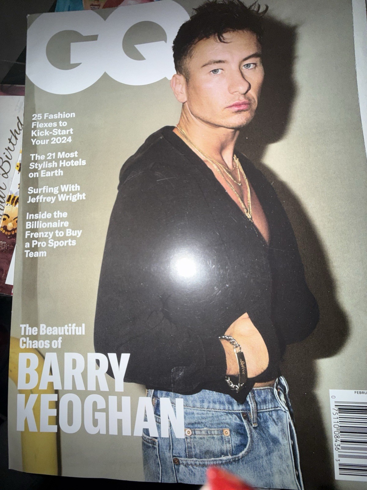 GQ MAGAZINE - February 2024 - The Beautiful Chaos of Barry Keoghan