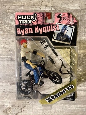 Flick Trix BMX BIKE HARO METALL MODELL FAHRRAD NOS mit Fahrer Figur RYAN NYQUIST