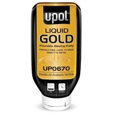 U Pol Products GOLD UP0670 Pourable Glazing Putty, 615 mL Bottle, Liquid