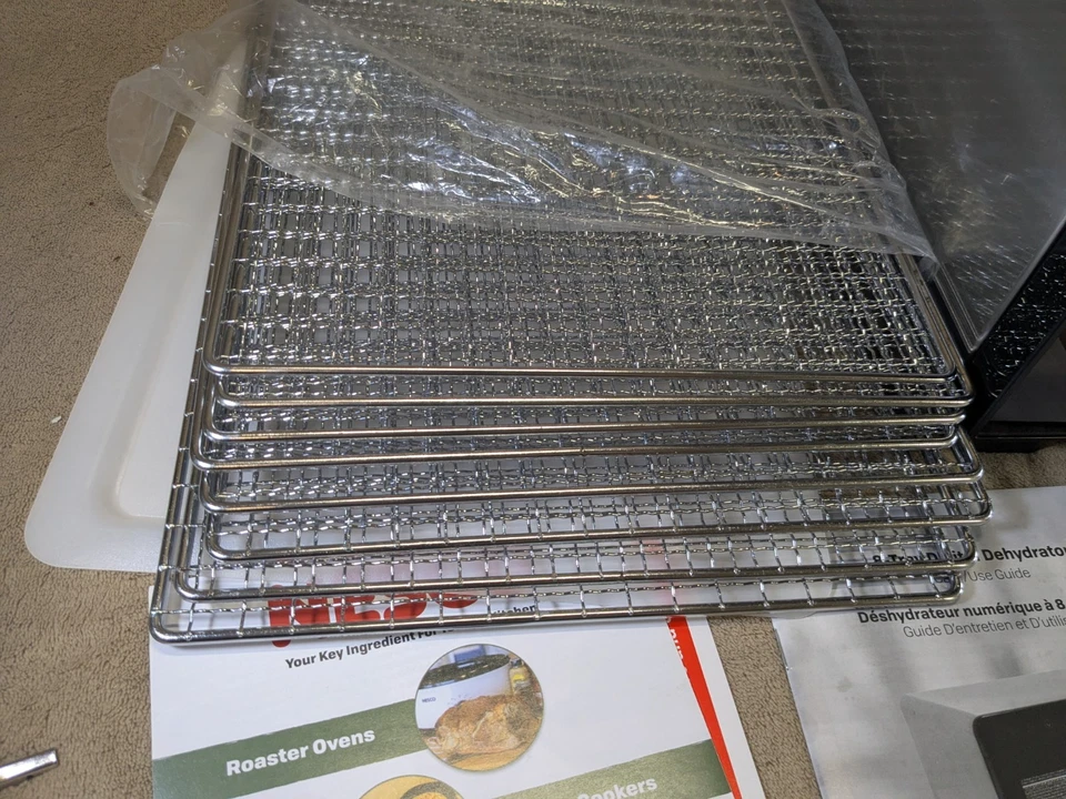 NESCO 8-Tray Stainless Steel Food Dehydrator Digital Timer Temp Control - Image 4 of 4