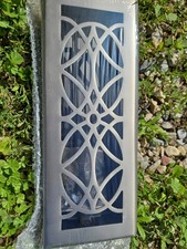 Madelyn Carter Contemporary Empire Style Vent Cover, 4x12 Cast Aluminum Inte...