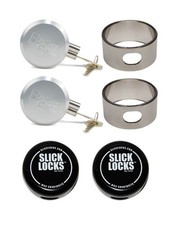 Slick Locks Package - 2 Aluminum Spinners, 2 Covers, 2 Aluminum Hocke...