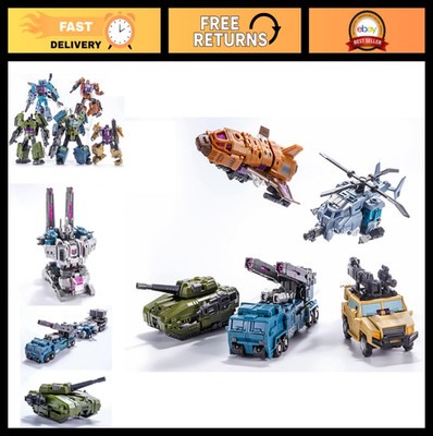 5-in-1 Deformation Toy Set - Anime Action Figures, Robot Models, Gift for Kids &