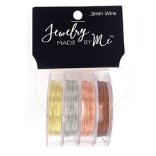 Jewelry Made by Me Wire For DIY Jewelry Craft Projects Multicolor- 12 Count