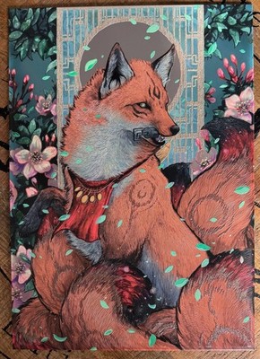 Displate Limited Edition - Red Kitsune