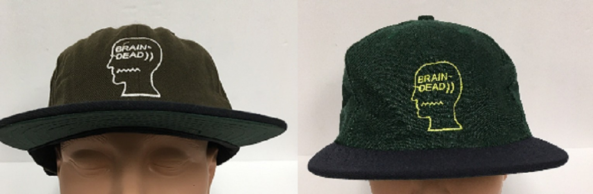 Brain Dead Logohead Hat Embroidered 6 Panel, Adjustable, One Size