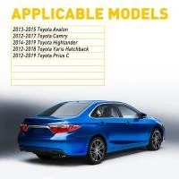 For 2012-2019 Toyota Prius C 2 PCS White LED License Plate Light Lamp Car Parts - Image 2 of 4