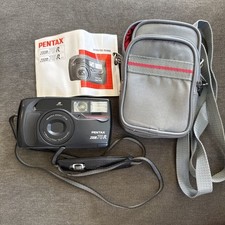 PENTAX ZOOM 70-R Compact Film Camera with 35-70mm Zoom Lens, Case  Manual READ