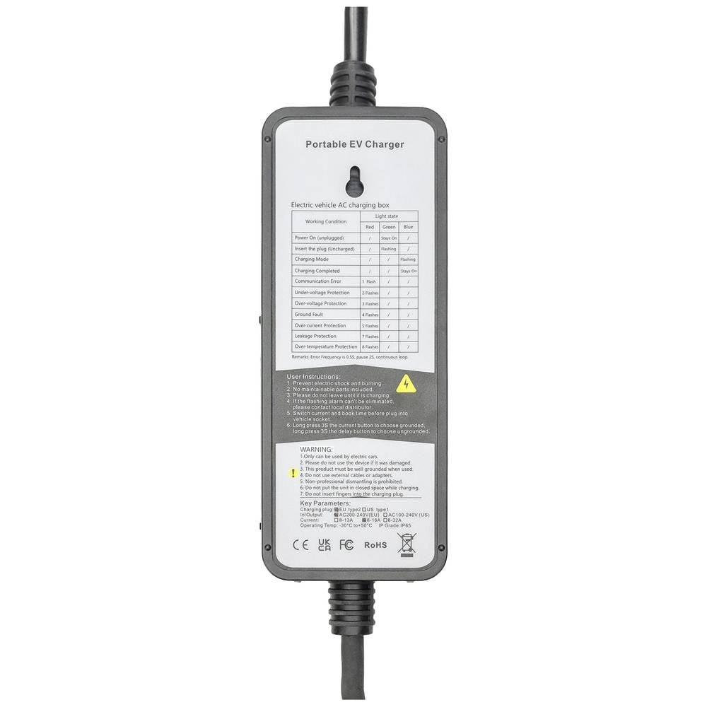 Station de charge Digitus type 2 avec câble flexible résistant 5m - 3