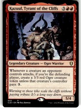 Kazuul, Tyrant of the Cliffs Commander Legends: Battle for Baldur's Gate MTG 