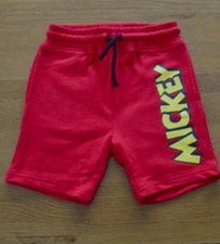 NOWE CHŁOPIĘCE NEXT WIEK 5/6 LAT CZERWONE SPODENKI JERSEY MICKEY