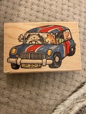 PENNY BLACK WOODEN RUBBER MOUNTED CRAFT STAMP 'MINIFUL' 4220K