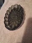 Vintage Depression Indiana Tinted Glass Oblong Bowl 7 Inches Long