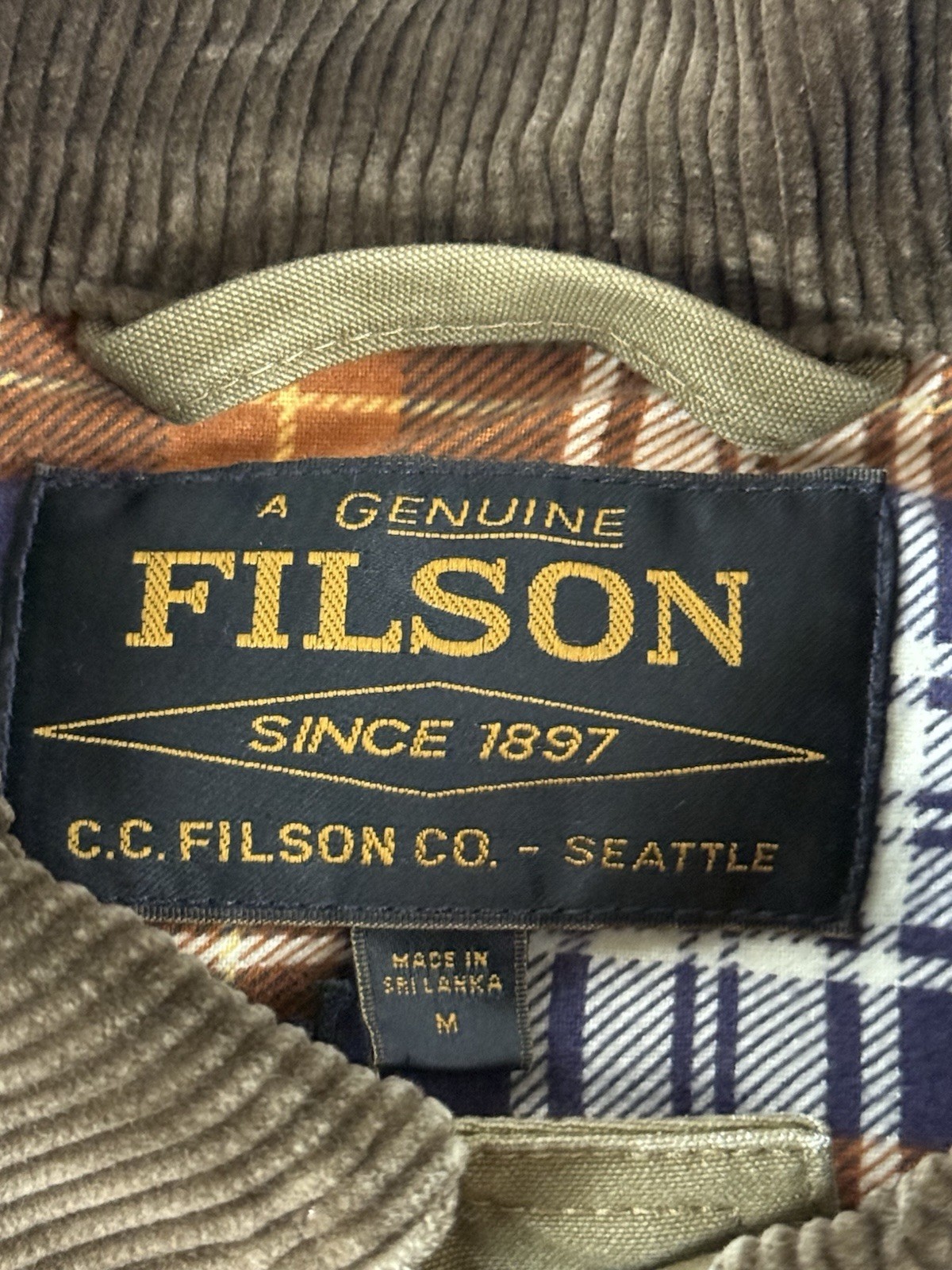 FILSON CANVAS OUTFITTER JACKET KANGAROO M NWT SOLD OUT image 6
