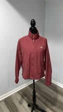 Men s Vintage 1970s Izod Lacoste windbreaker maroon red size large