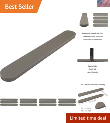 Soft Latex Hat Sizer Inserts - 2 Thickness Options for Comfortable Fit - 12 Pcs