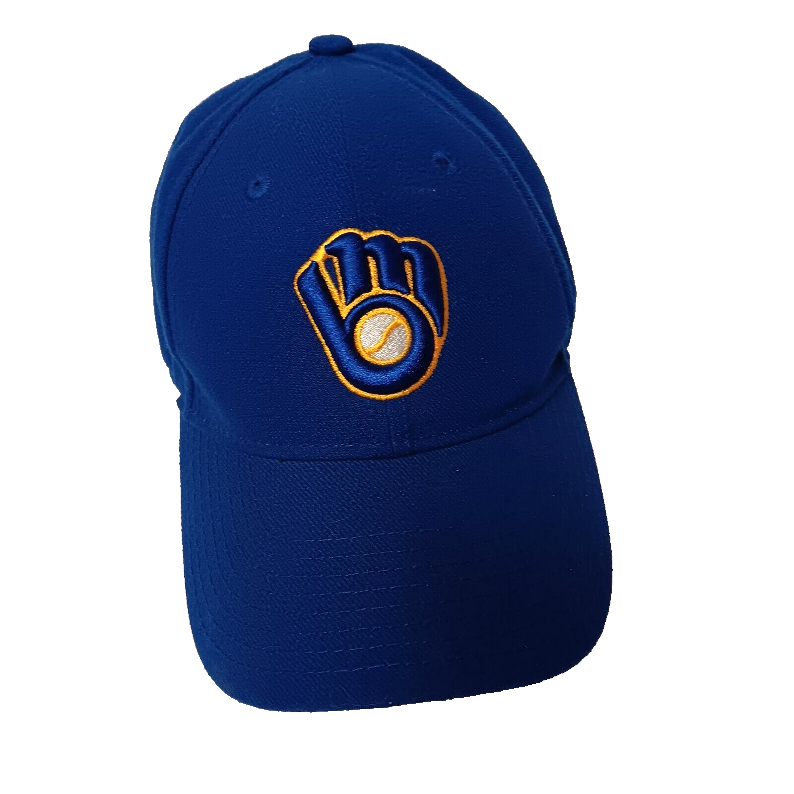 Milwaukee Brewers Baseball Hat Cap Youth New Era Glove Blue Genuine Merchandise