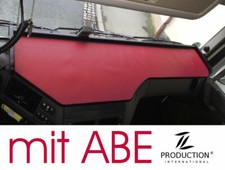 LKW-Tisch DAF Euro 6 (XF106) durchgehender Ablagetisch mit Antirutschmatte Rot
