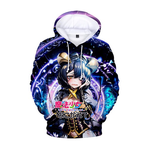 Cosplay Gushing Over Magical Girls 3D Hoodies Adult Sweatshirts Jackets Costumes - Picture 9 of 14