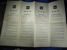 Dual ® Stereo Components Speakers Mounting - Original OEM Booklet Catalogue