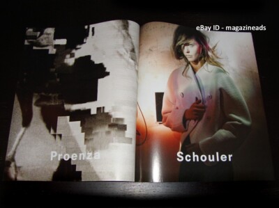 PROENZA SCHOULER 2-Page PRINT AD Fall 2013 SASHA PIVOVAROVA David Sims 