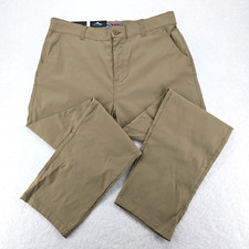 Denali Classic American Technical Stretch Mens Pants Size 38W 30L Brown Color