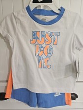 Boys Kids Youth Baby Nike Coast shorts Shirt 2 Set NEW Size 18 Months