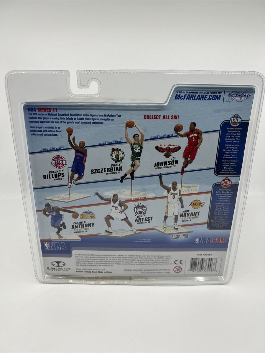 NBA Basketball Series 11 Ron Artest Kings McFarlane Toys Action