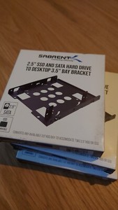Sabrent 2,5” SSD & SATA Festplatte zu Desktop 3,5” SATA Halterung Konverter X3