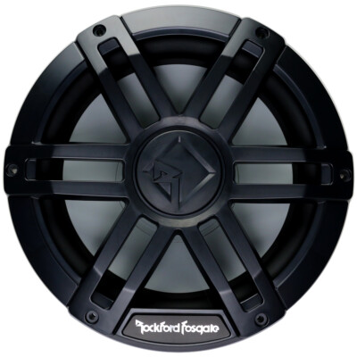Rockford Fosgate M1D2-8B 8'' Dual 2-Ohm Marine Audio Subwoofer w/ RGB LED - Black