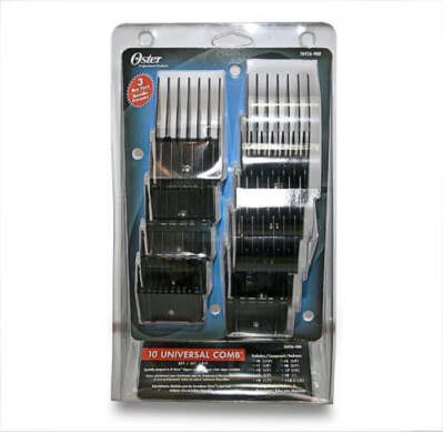 Oster Pro 76926-900 10 Universal Hair Clipper Comb Set Attachments Guides