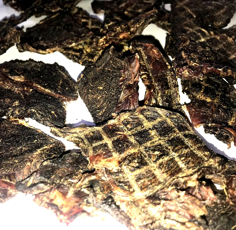 Roo Kangaroo Jerky Crunch Australian Dog Treats Chew Bulk Natural Pet Food Train - image 4 of 4