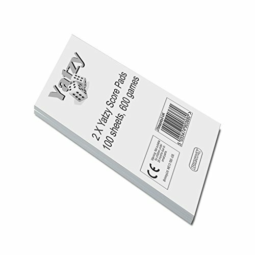 Карточки для подсчета очков Yatzy X 2 блокнота, 100 листов