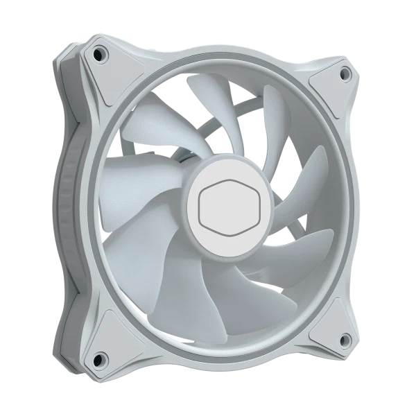 COOLER MASTER DISSIPATORE MASTERFAN MF120 HALO 3IN1 WHITE EDITION 120X120X25 VEN - Immagine 2 di 4