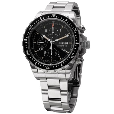 Marathon Jumbo Diver/Pilot's Automatic Chronograph (CSAR) - 46mm US Government M