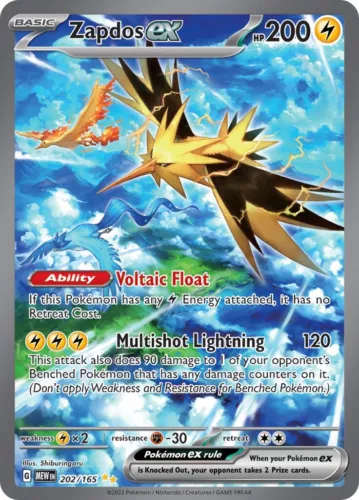 Zapdos ex 202/165 Sv: Scarlet & Violet 151