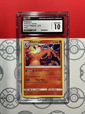 NEW CGC 10 GEM Charizard 3 BATTLE ACADEMY 39 Holo Promo Pokemon