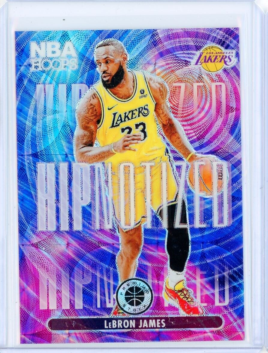 2023-24 Panini Hoops Premium Stock LEBRON JAMES Lakers 2023-24 Panini Hoops Premium Stock LEBRON JAMES Lakers