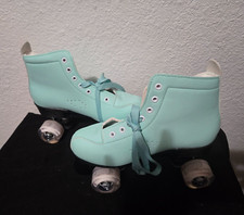 Womens Roller Skates PU Leather rollerskates Indoor 44/US 11.5, Flash Wheel