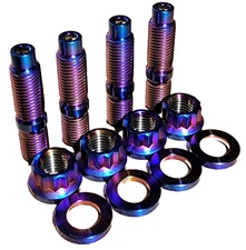 M10x1.25mm Turbo To Manifold Titanium Stud Kit 4Pc