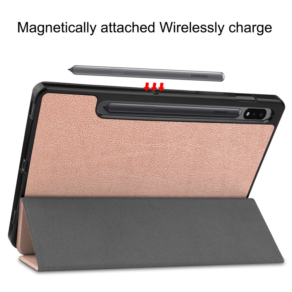 Leather Shockproof Stand Case For Samsung Galaxy Tab 11 S8+ SM X700 X800 2022 UK - Image 2 of 4