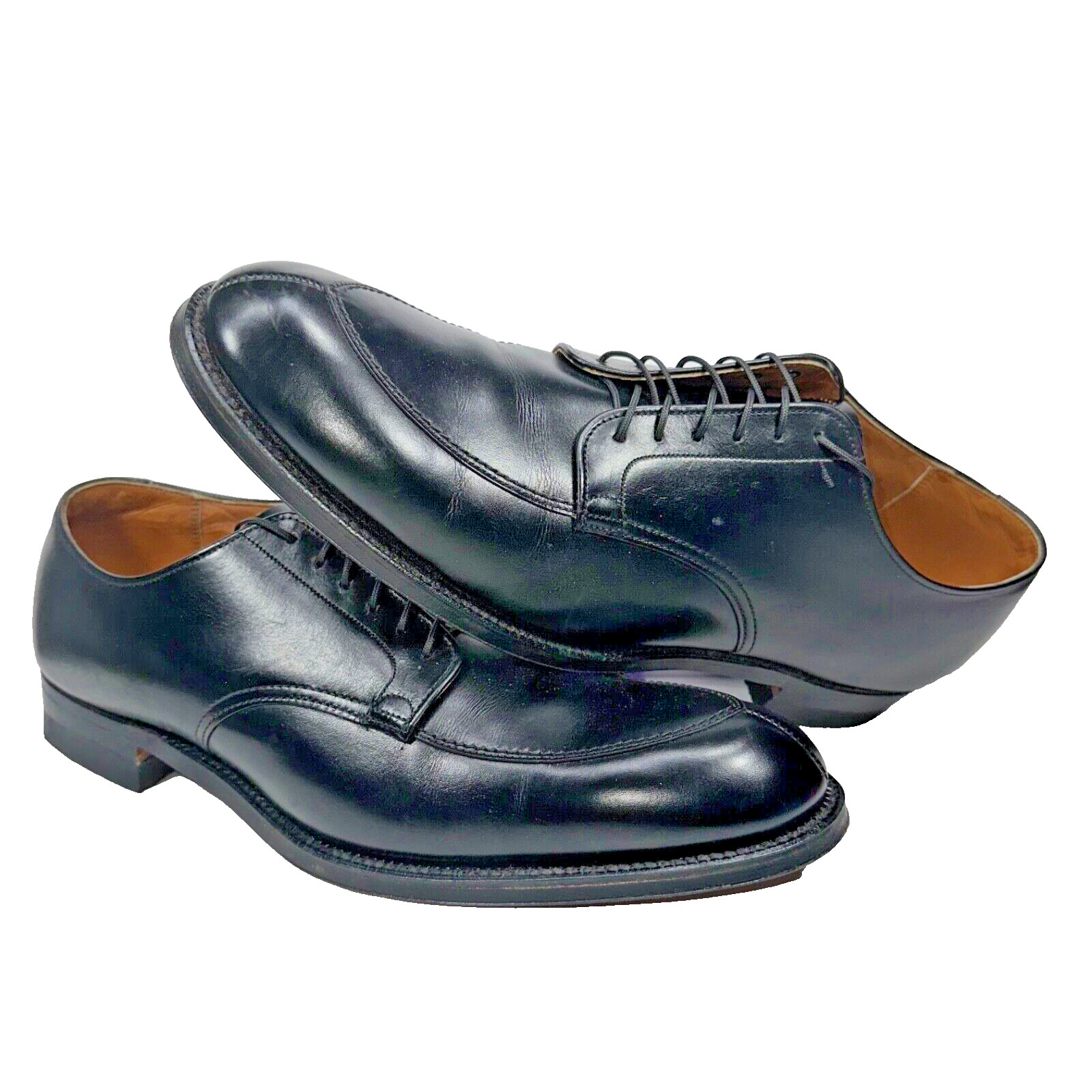 Alden 67 Black Calfskin V-Tip Blucher