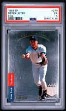 1993 SP Derek Jeter Foil Rookie #279 PSA 5 EX