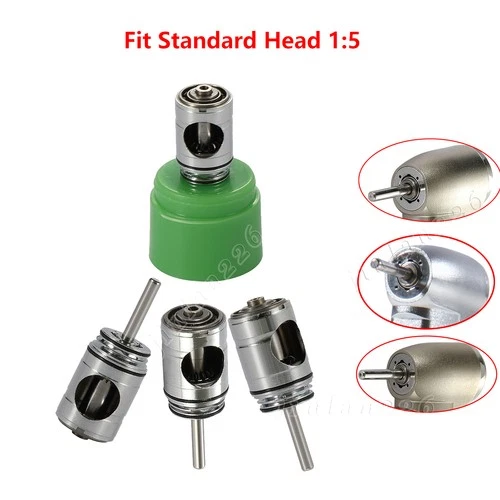 Dental 1:5 LED Fiber Optic Contra Angle Handpiece / 1:5 Cartridge Ball Bearing - Picture 33 of 34