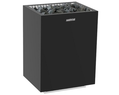Harvia VIRTA Wall black Saunaofen 9,0 kW ohne Steuerung Finnische Sauna 8-14 m²
